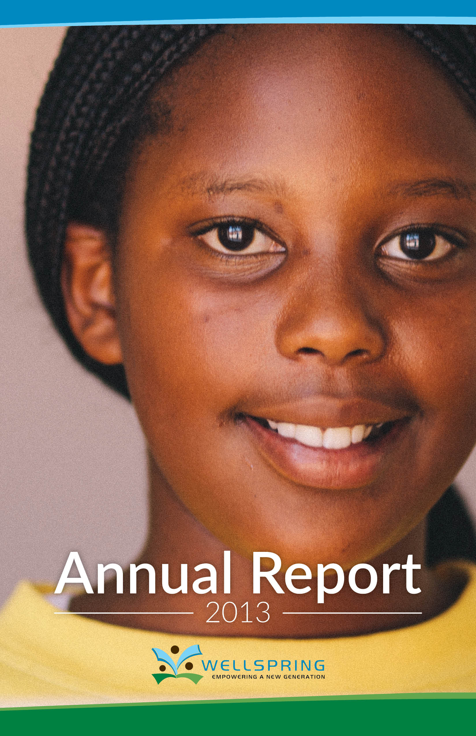 Wellspring Foundation Annual Report 2013 Cover